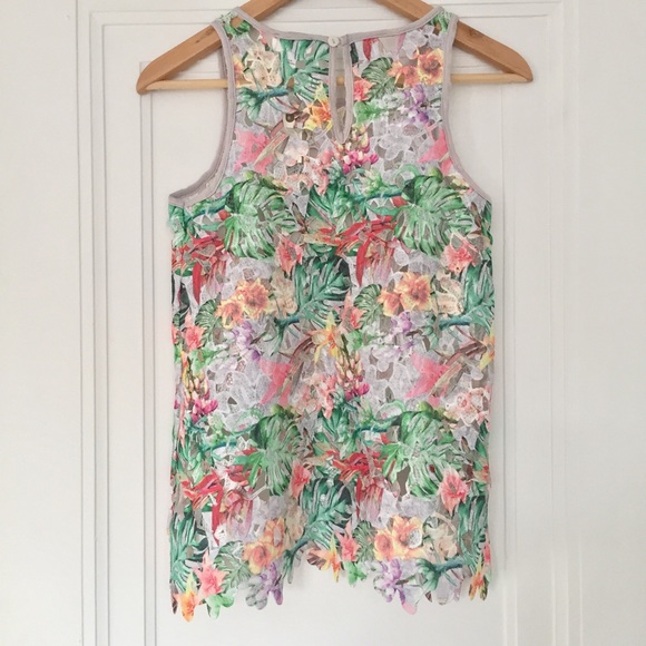 Anthropologie Fiore Lace Tank - Picture 4 of 8