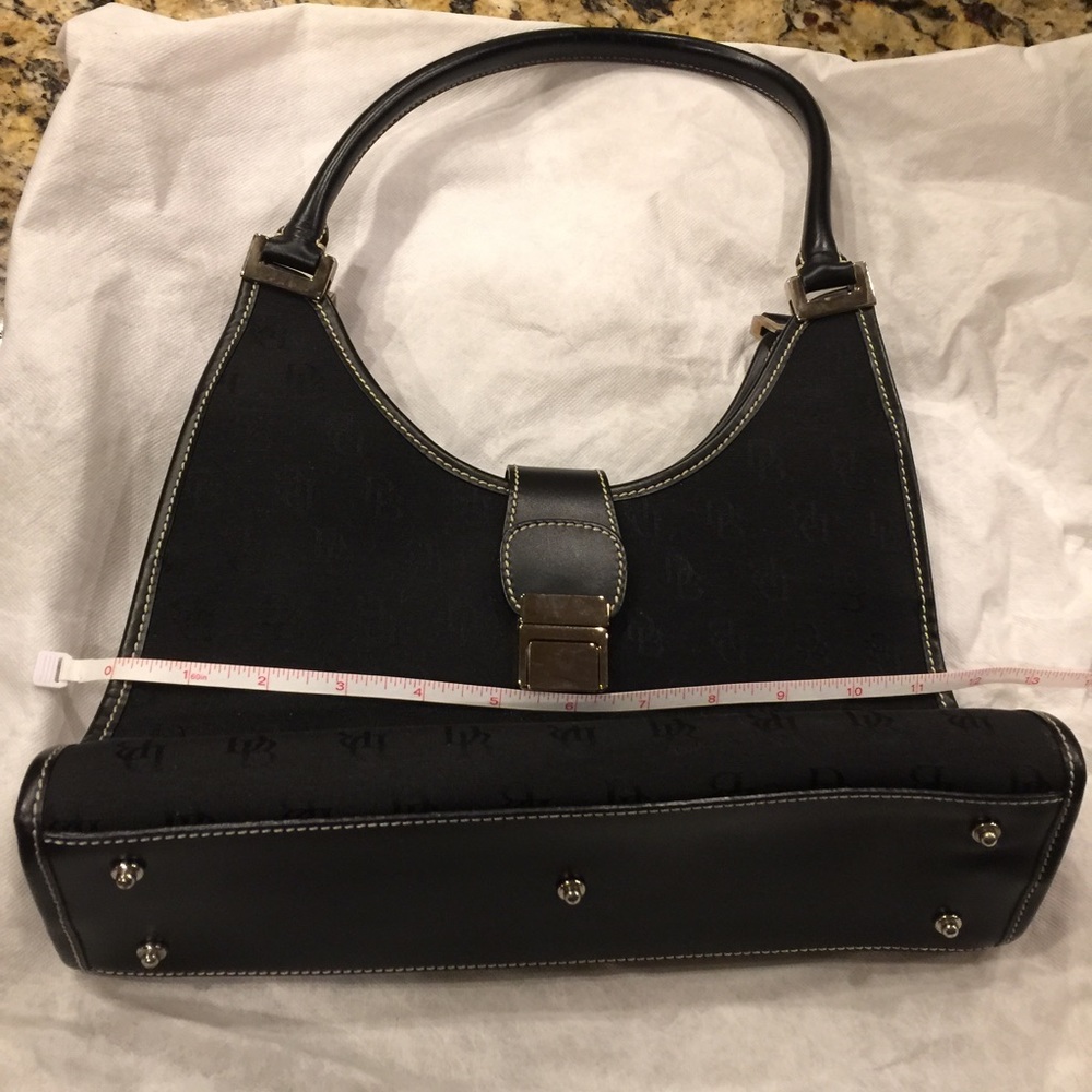 Authentic Dooney and Bourne black logo handbag