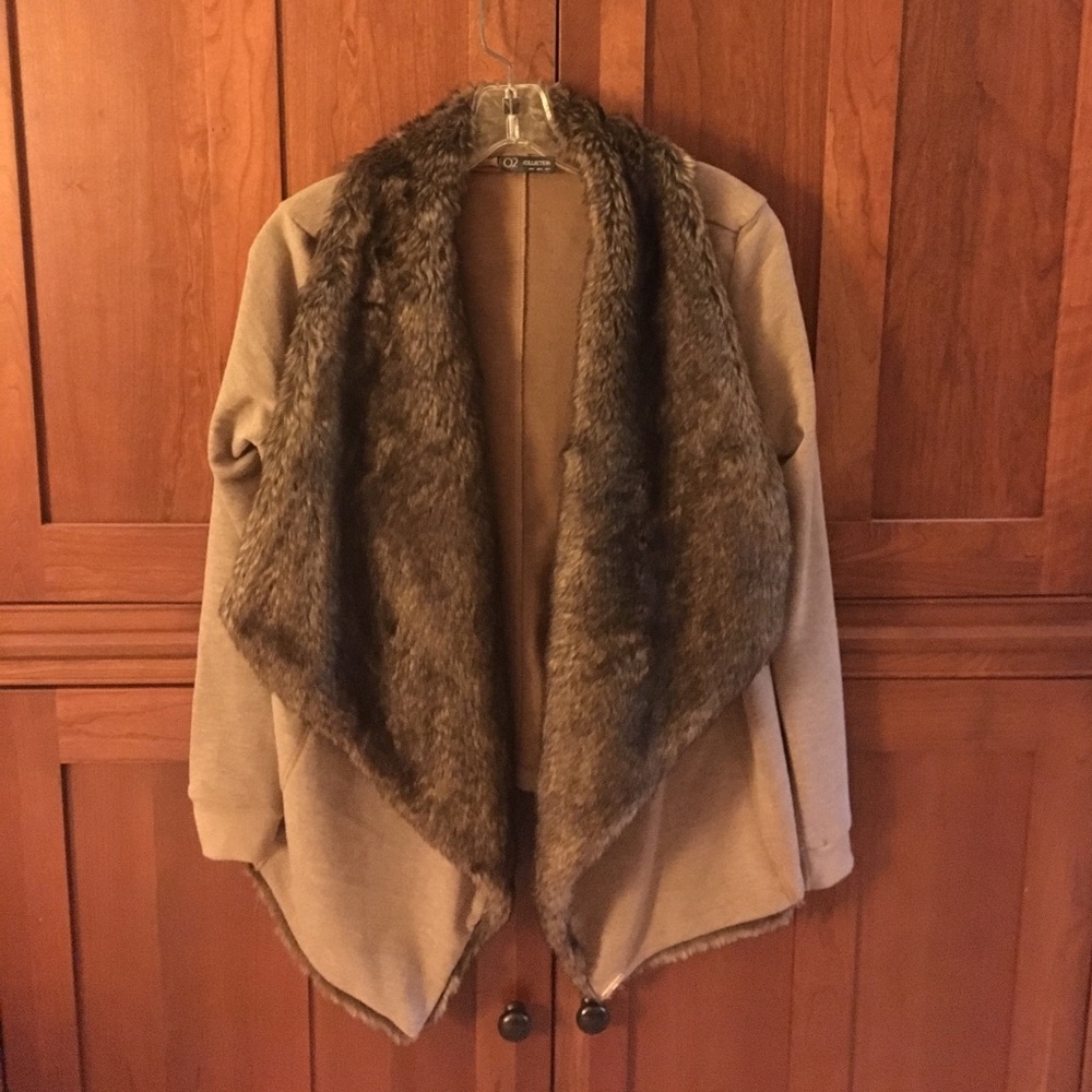 Faux fur jacket