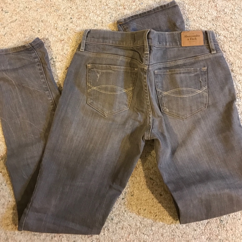 Abercrombie and Fitch grey jeans