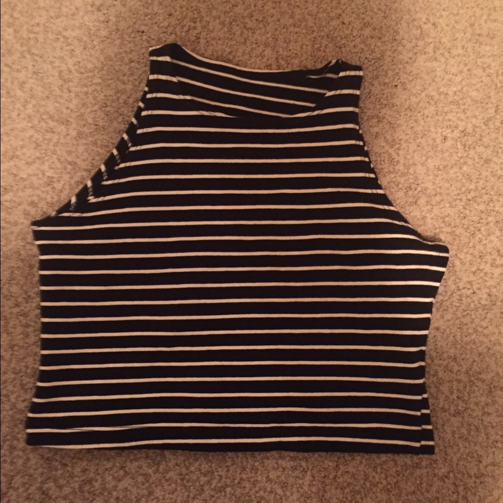 Stripe crop top