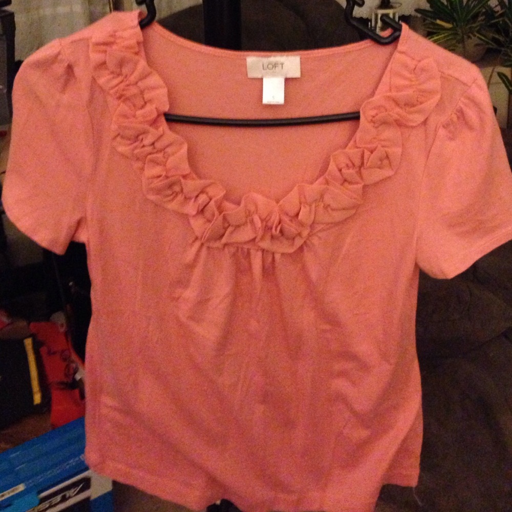 LOFT super soft flower tee