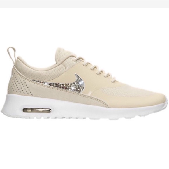 Nike Shoes - Bling Nike Air Max Thea Shoes w/ Swarovski Crystal