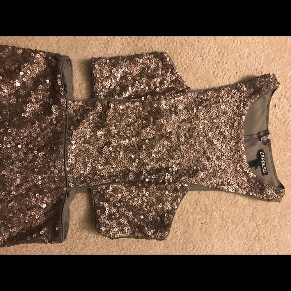 Express Sequence Dress ✨