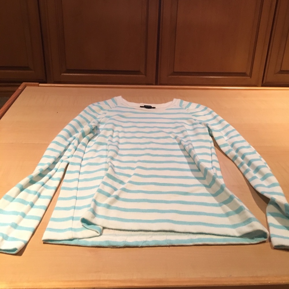 Blue and white striped sweater from forever 21