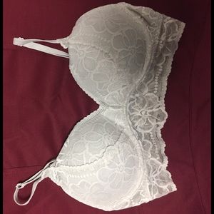 Grey Lace Push-up Bralette VS