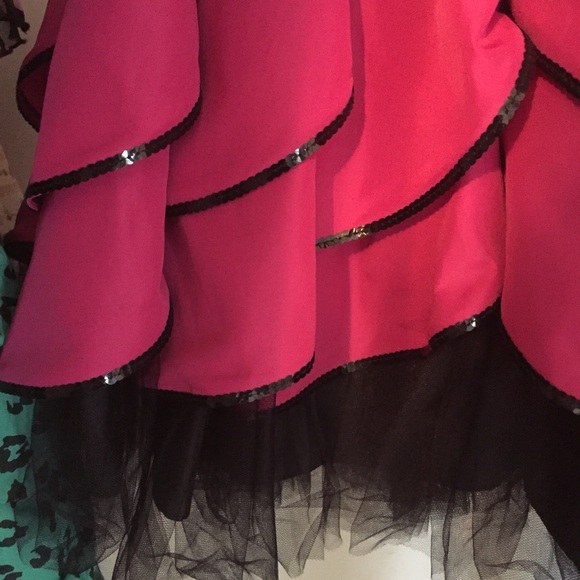 Sequin Lined Prom Dress - Picture 2 of 4