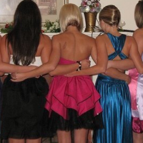 Sequin Lined Prom Dress - Picture 4 of 4