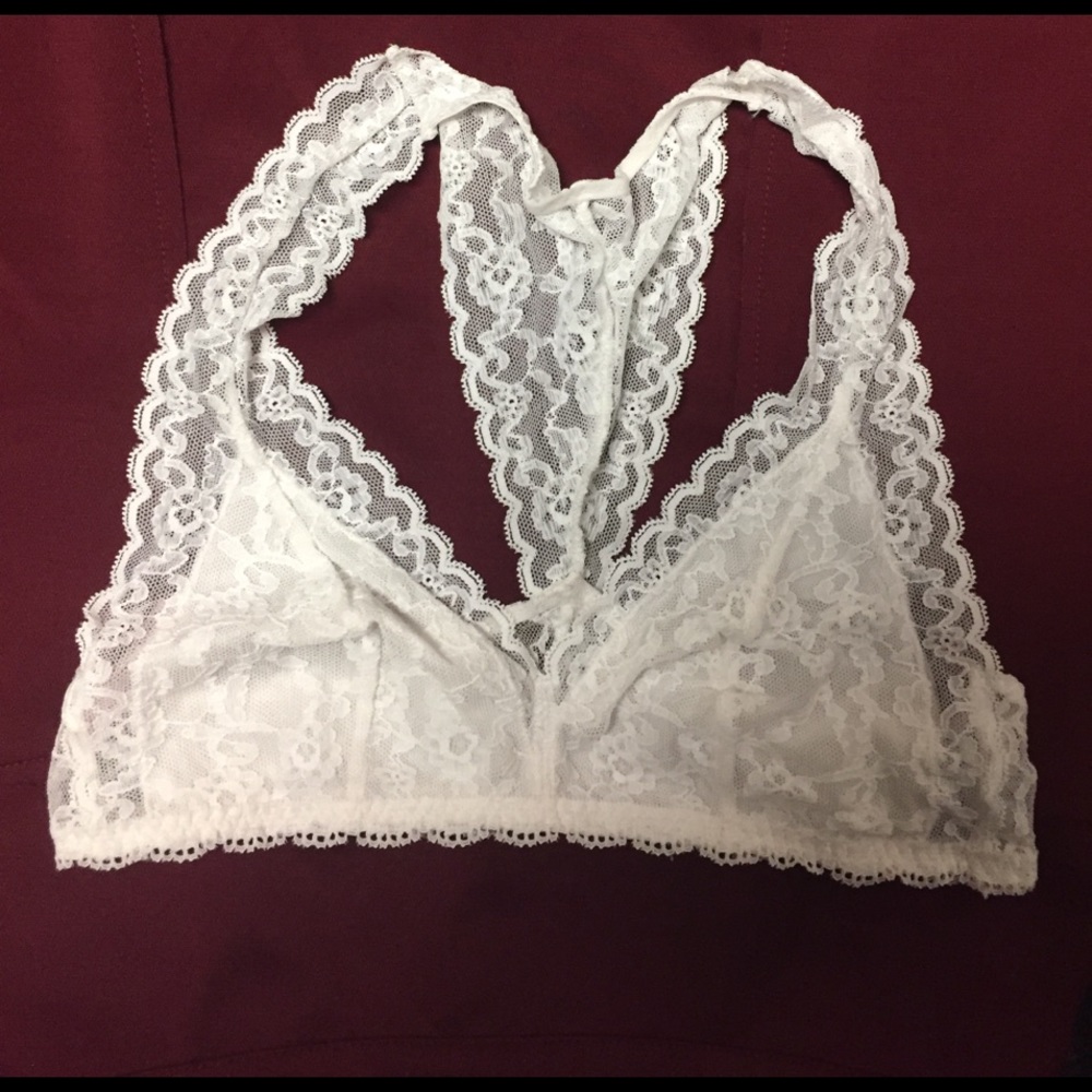 VS White Bralette