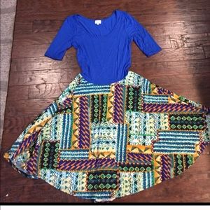 *unique* Lularoe Nicole dress Size M stunning
