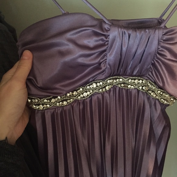 Jeweled Empire Waist Prom Dress - Picture 2 of 4