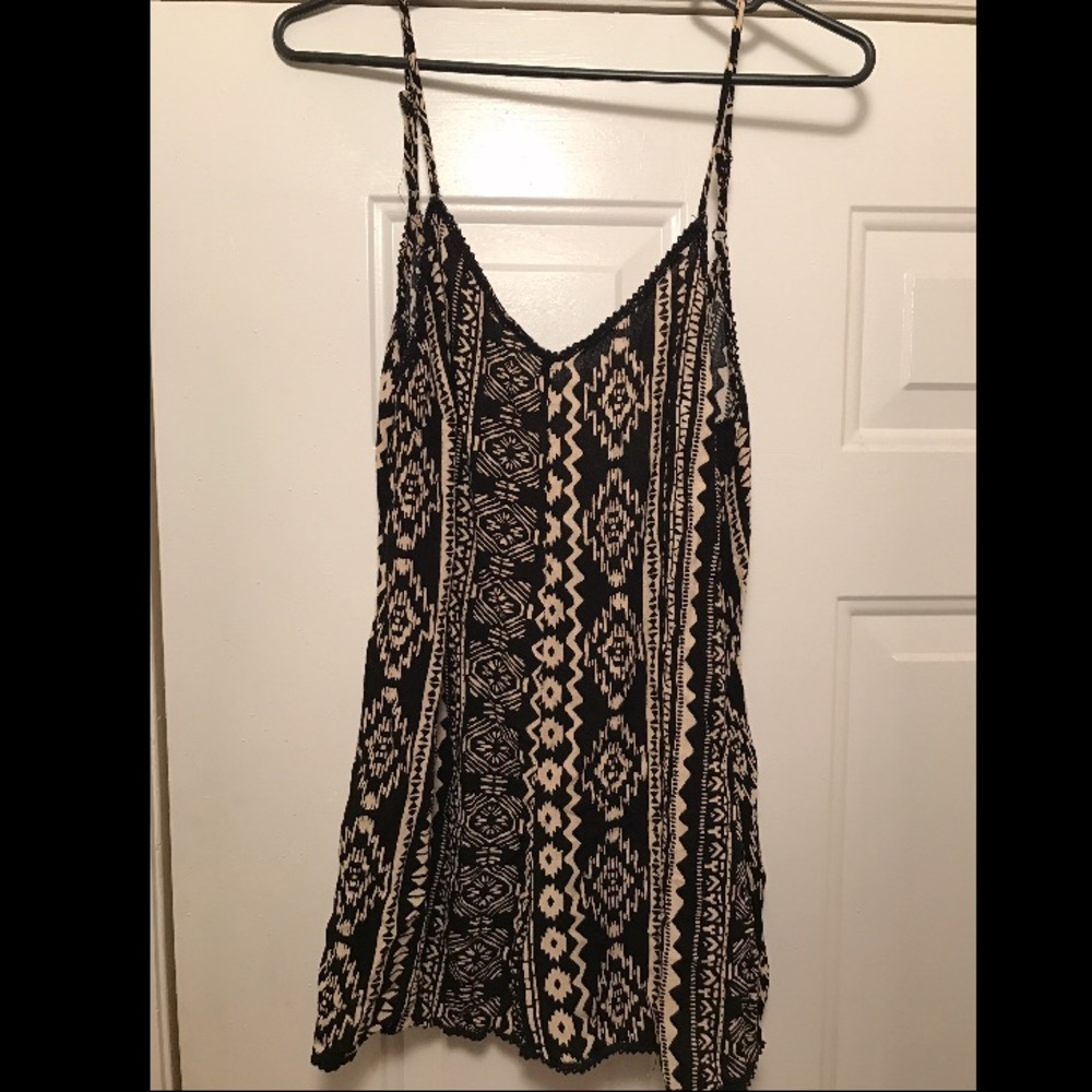 Tribal print romper