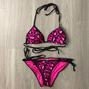 Victoria's Secret pink bikini top and bottom