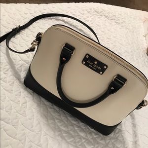 Black and white Kate Spade Handbag