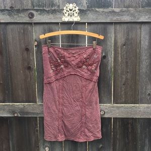 🛑SOLD! Free People Tube Top Dress