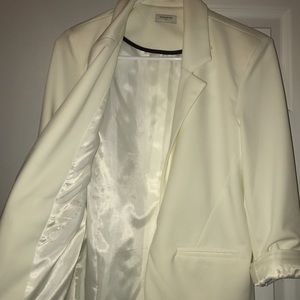 Cream blazer