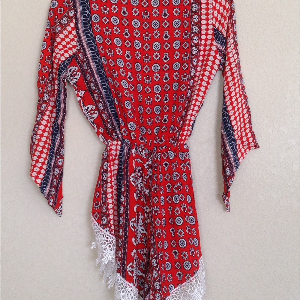 •Red, White, & Blue Romper• - Picture 5 of 5