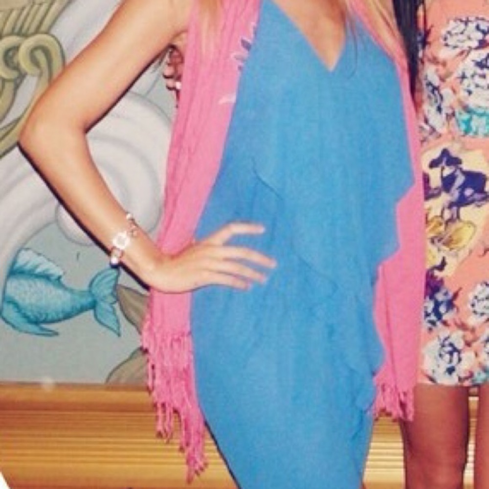 Blue dress
