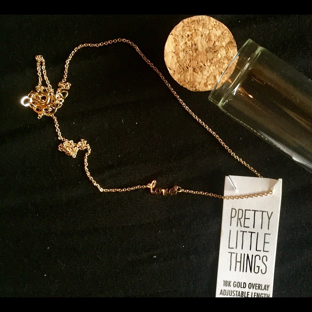 NWT Pretty Little Things Love Necklace