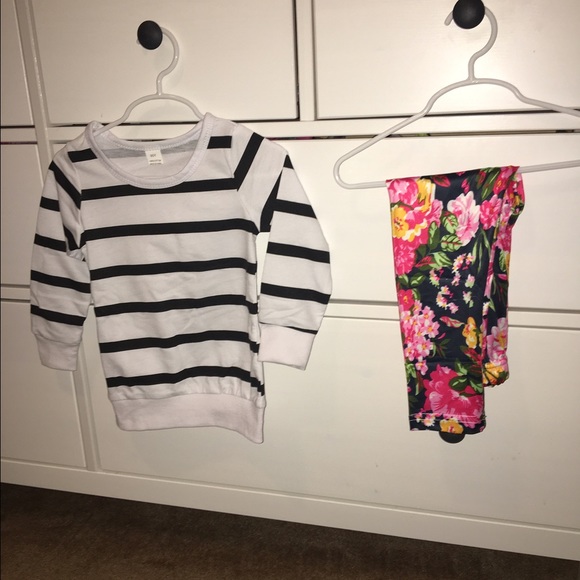 💕1 Left -Shirt & Leggings Set - Picture 4 of 6