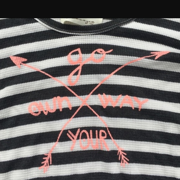 Vintage Havana Oversized Thermal Shirt - sz S - Picture 2 of 3