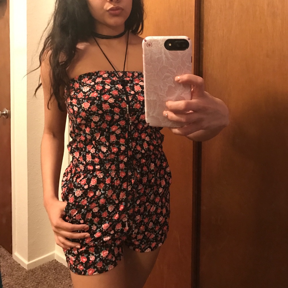 Forever 21 Floral Romper
