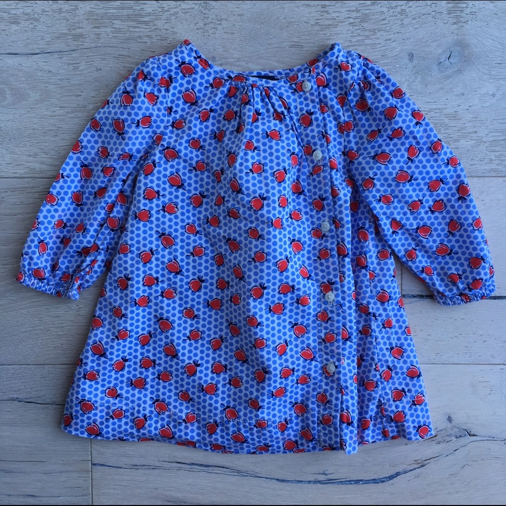GAP Girls' Rose and Polka Dot Dress
