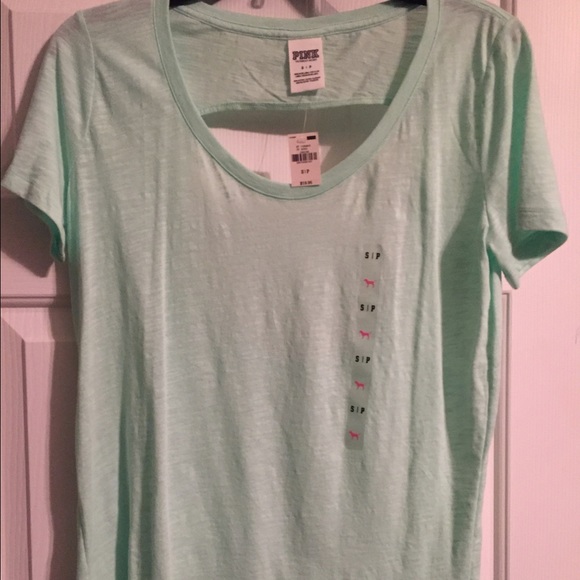 Victoria's Secret Pink tshirt with cutout back - Picture 1 of 3