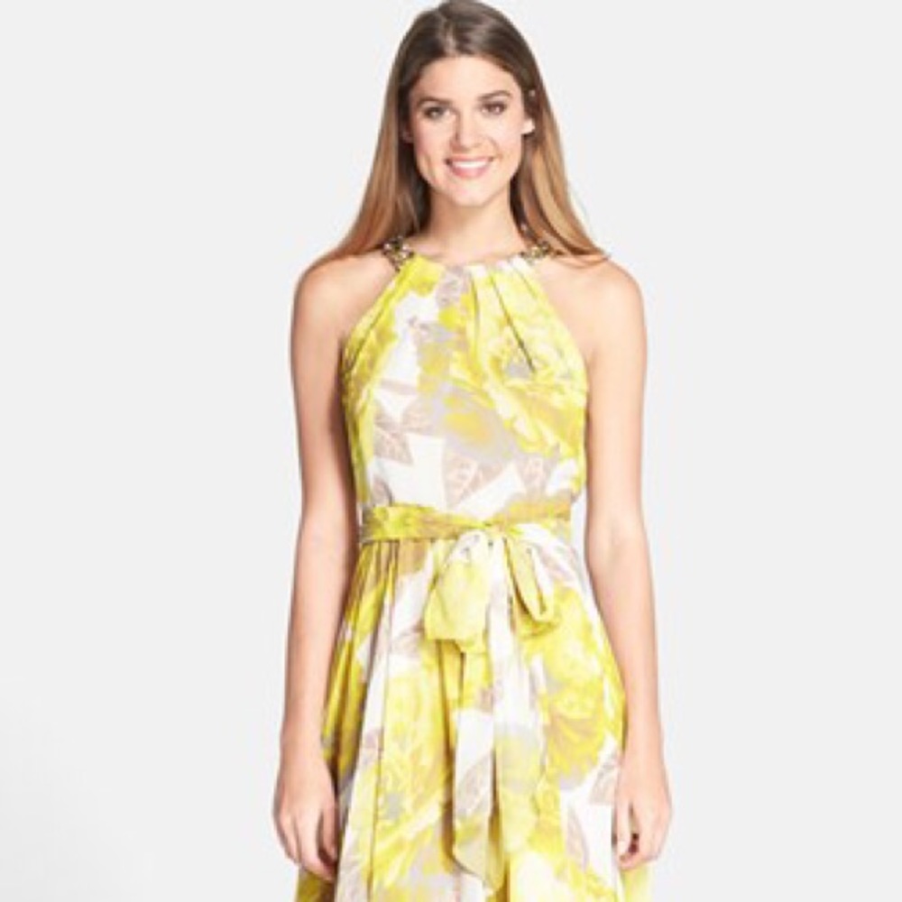 Eliza J chiffon maxi dress