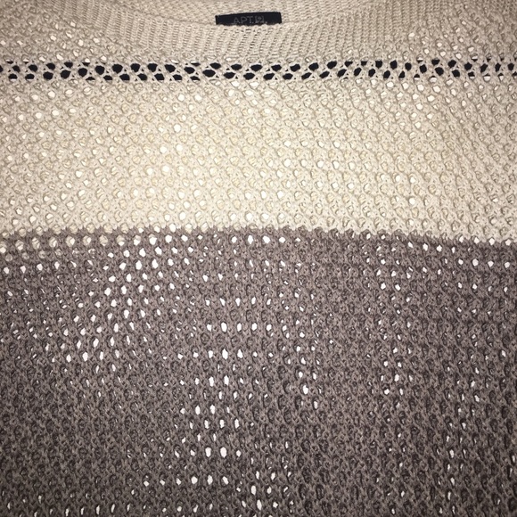 Like new mocha and cream sweater!!! - Picture 3 of 5