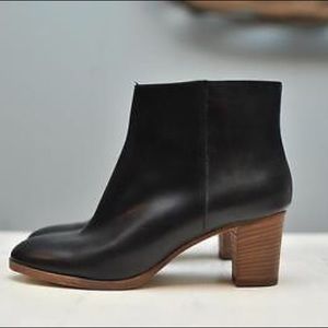 J Crew leather ankle booties