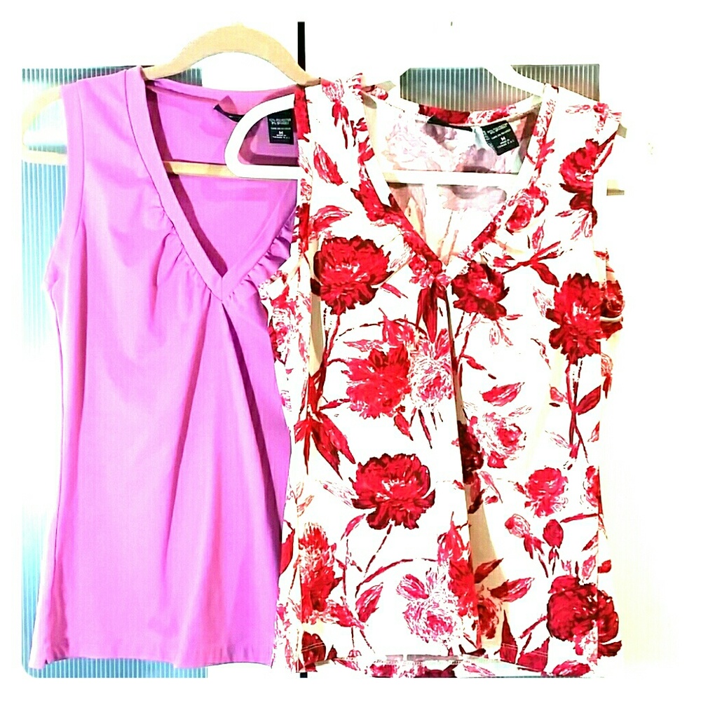 2 NY&CO Stretch Sleeveless Tops / Shells