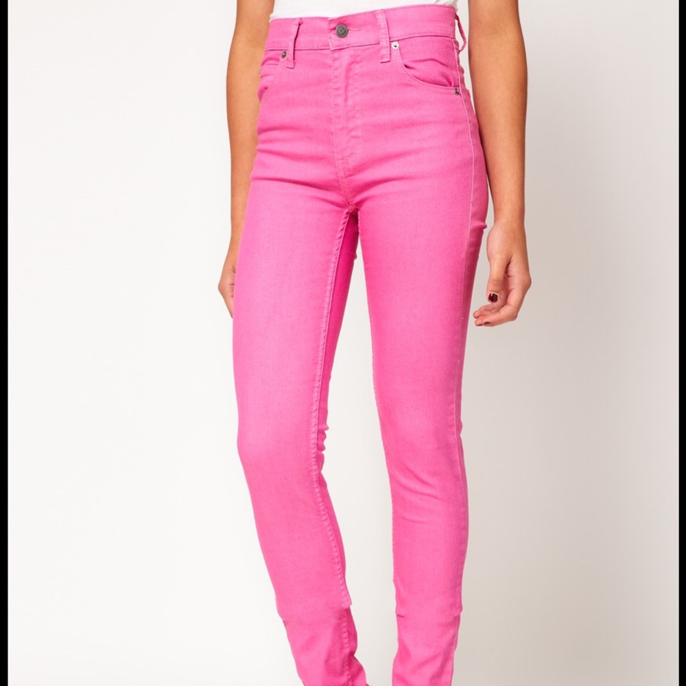 Cheap Monday Second Skin Denim PINK jeans