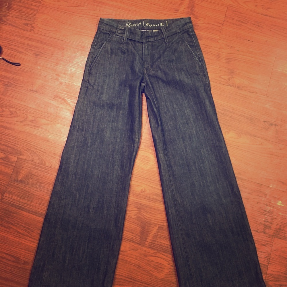 Levi's Capital E Jeans, wide leg denim trousers
