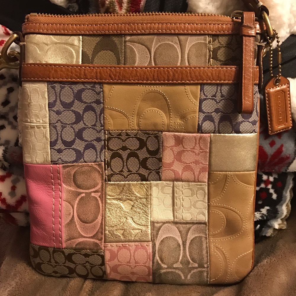 Cross body Coach patchwork purse