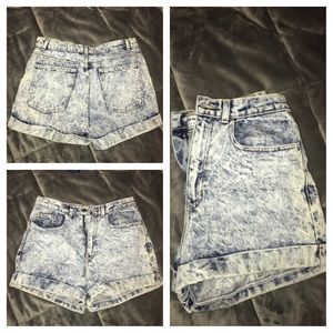 American apparel high waist shorts