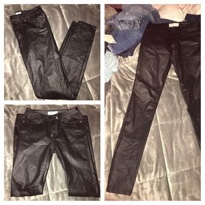 Lightweight pleather like pants