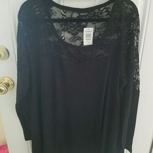 Torrid Black Top w/ lace