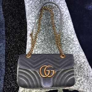 Gucci Gray Marmont Bag