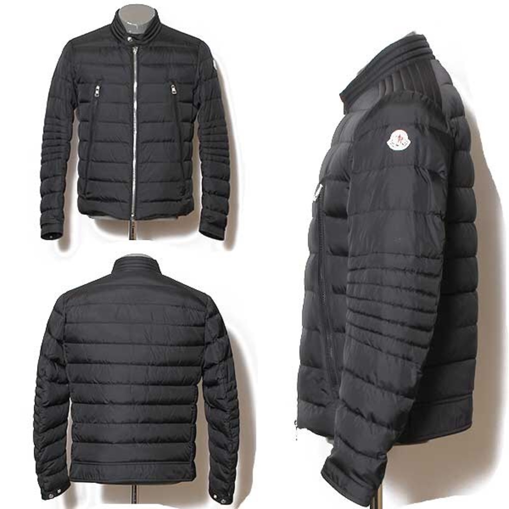 Moncler Amiot Down Moto Jacket, Size 5