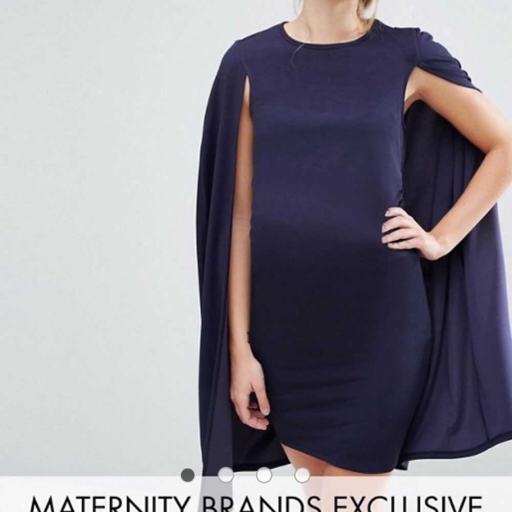 Bluebelle Maternity Cape Swing Dress