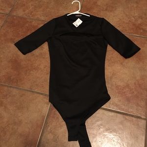 Black fashion nova body suit