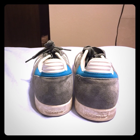 Adidas Busenitz skate shoes. Grey blue and white - Picture 3 of 3