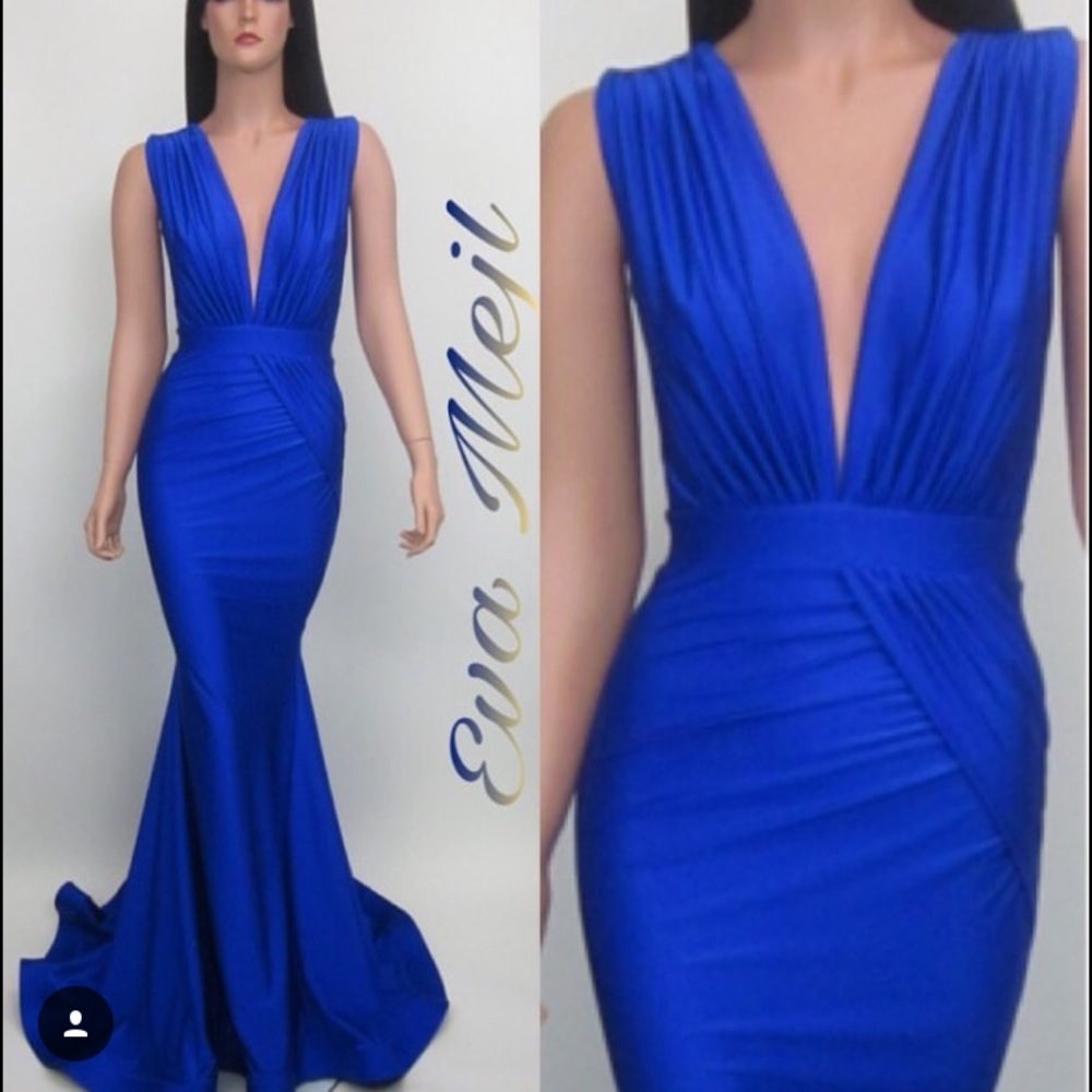 Formal Royal Blue evening gown
