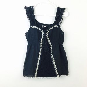 Mind Code Navy Blue Bohemian Blouse!