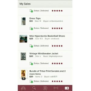 Selling Status From Happy Buyers