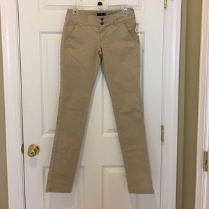American Eagle Khaki stretch work pants.