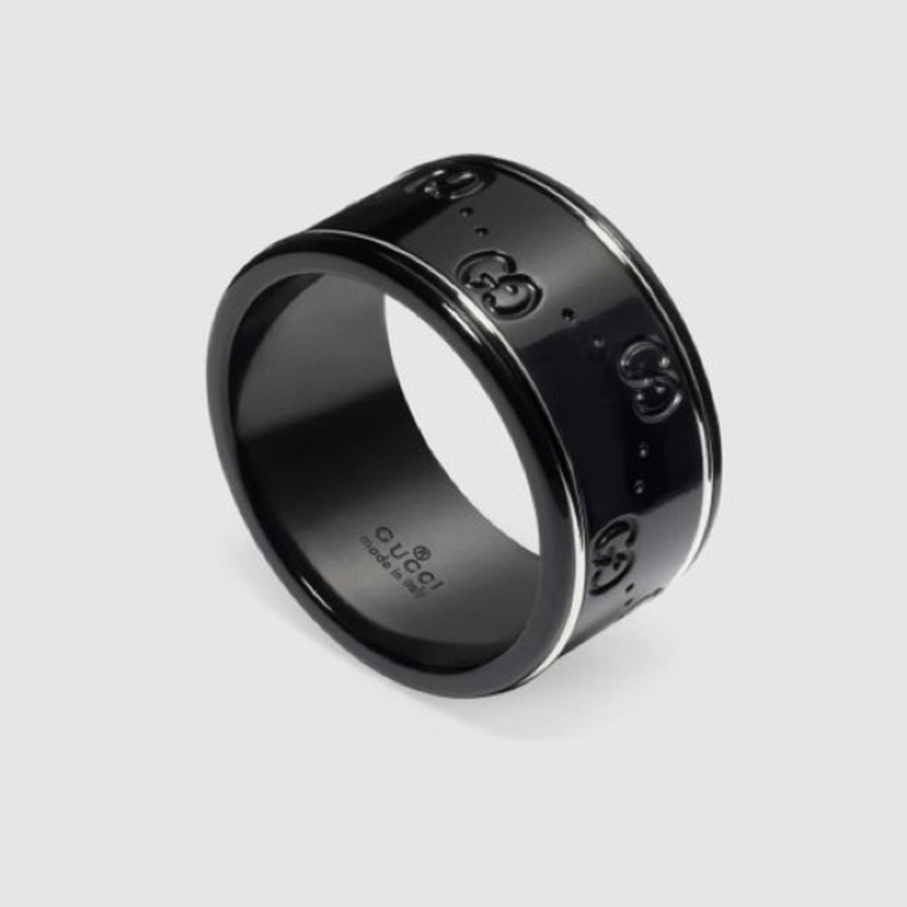 Gucci Icon Medium Ring 18k White Gold