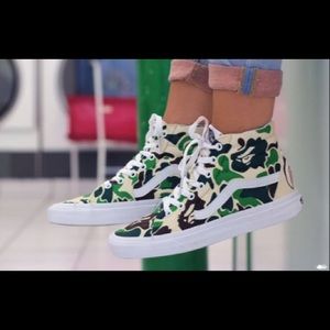 BAPE X Vans Sk8-Hi Sneakers