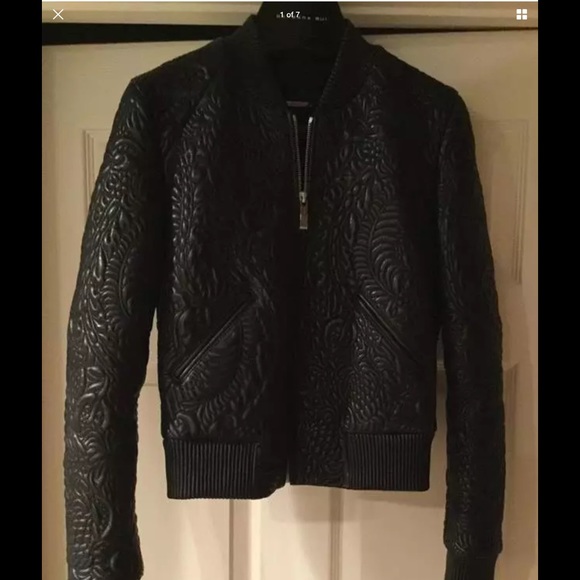 barbara bui leather jacket